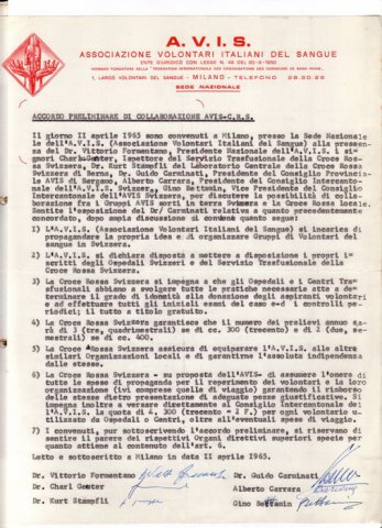 ringraziamento Formentano 1965